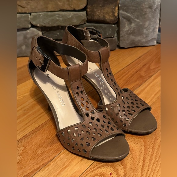 Franco Sarto Women's Lulu Sandals Brown Size 9 M
